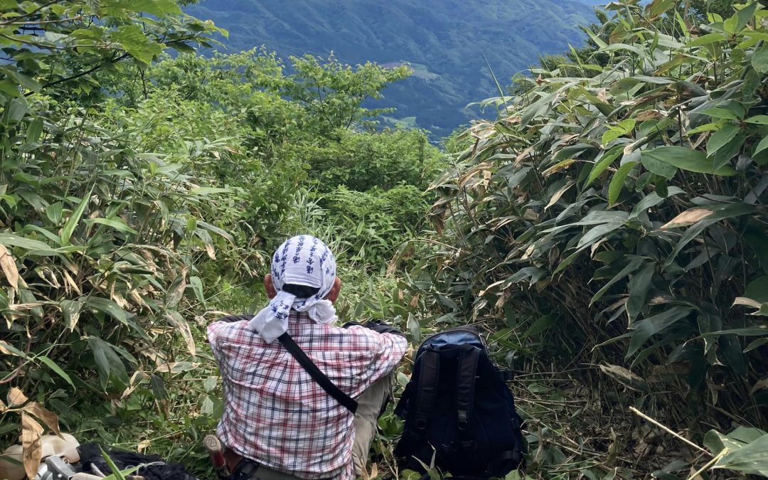 花渕山の登山道整備に参加しました